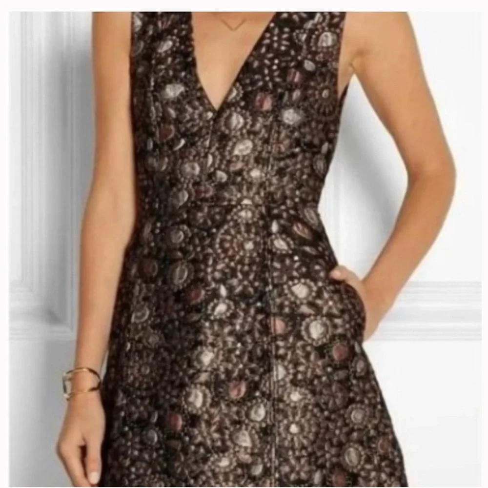 Alice + Olivia Pacey Brocade Dress_4